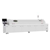 Hot air Lead free 12 heating zones Reflow oven for SMT assembly line F12